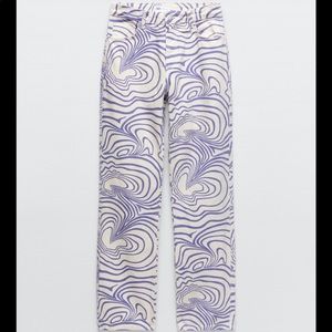 Zara Patterned Jeans